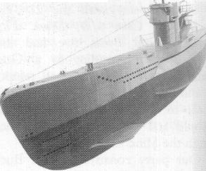 Type VIIC U-Boat similar to U-1009 