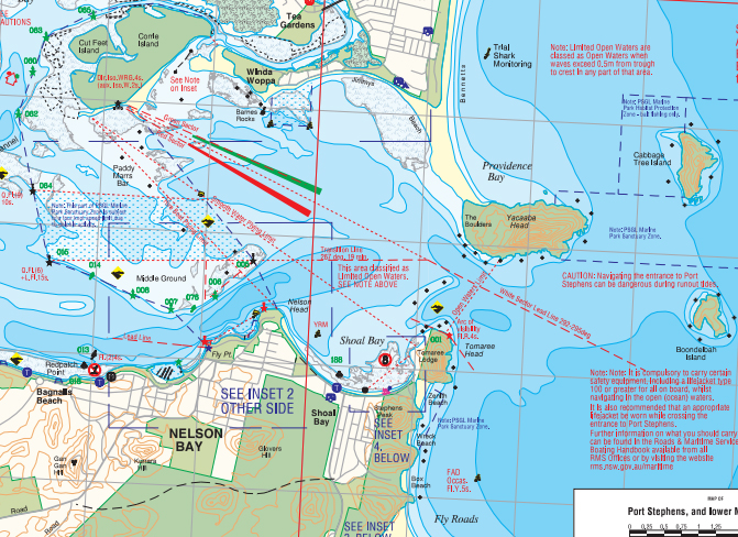 1 Map Of Port Stephens Naval Historical Society Of Australia   1 Map Of Port Stephens 