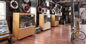 The Boatshed Museum after reconstruction.