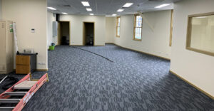 The Main NHSA Office nearly completed but without furniture