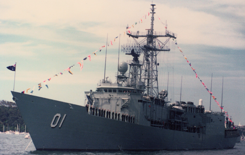2585. HMAS ADELAIDE 1980. SHF Coll.