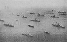 "AUSTRALIA" was in "D" line for the great Spithead Naval Review. 16.7.35. 