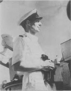 Vice Admiral Sir John Collins K.B.E. CB when Captain o f H.M.A.S. SYDNEY.