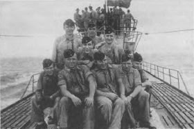 Siegfried on U.155 (second from left, front row)