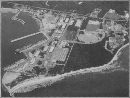 Aerial view of HMAS Stirling