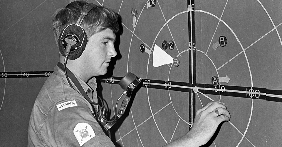 Able Seaman Radar Plotter IM Campbell In HMAS Hobart Off Vietnam 1960s able-seaman-radar-plotter-im-campbell-in-hmas-hobart-off-vietnam-1960s