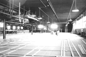 The ground floor of the Mould Loft around the end of World War II