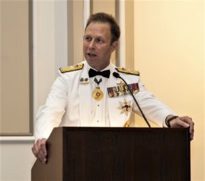 Chief of Navy VADM Michael Noonan addressing guests.