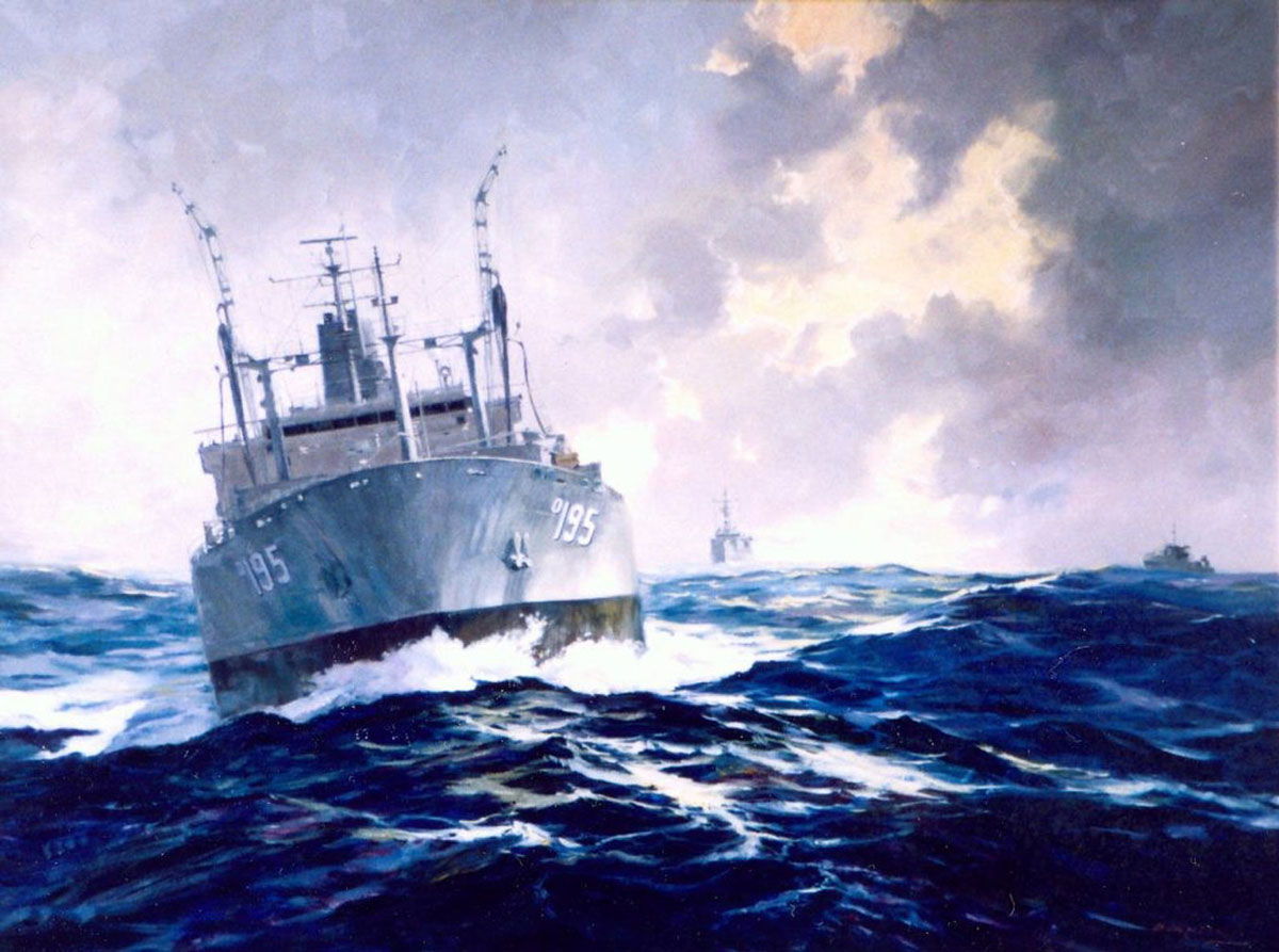 Essential Services Ship HMAS Westralia (ll) by John Downton