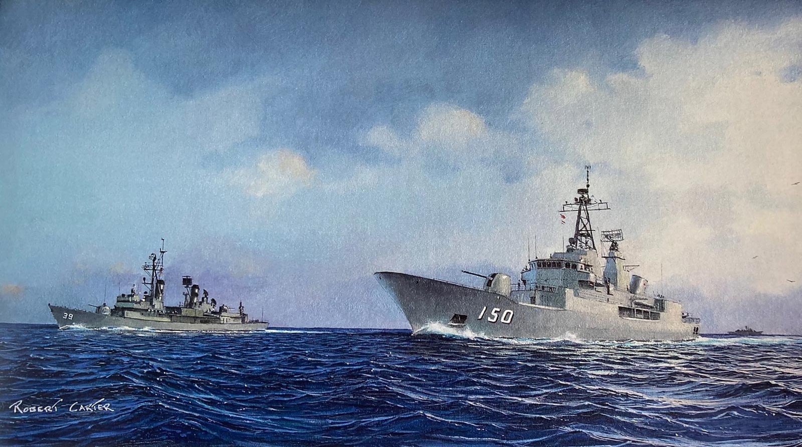 HMAS Anzac (lll) (Pennant 150) by Robert Carter OAM