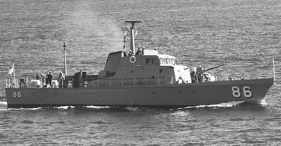 HMAS ARCHER ATTACK CLASS PATROL BOAT 1968-74-SPC-0009