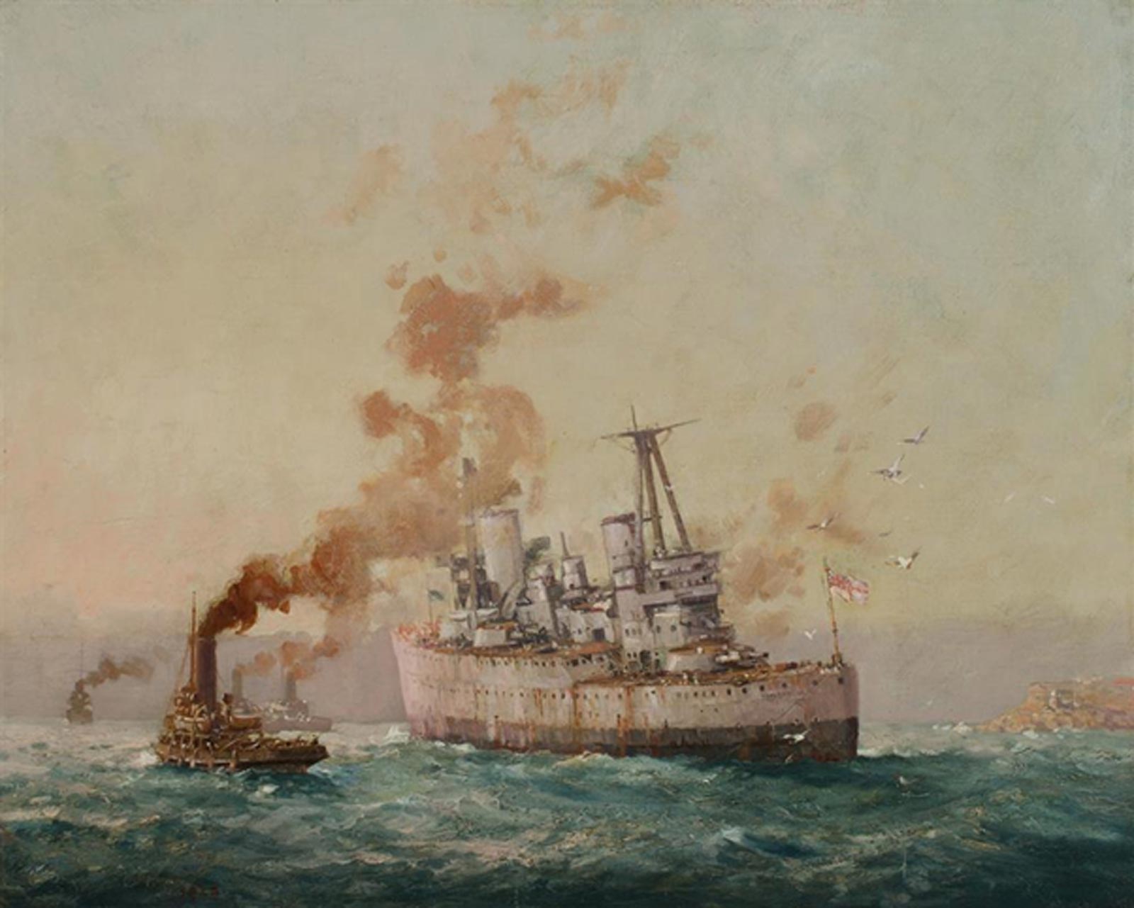 The Passing of the Flagship, HMAS Australia (I)by John Allcot