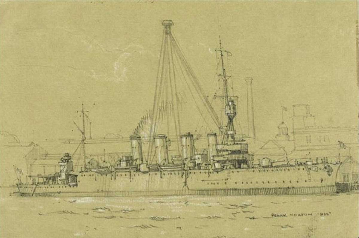 HMAS Brisbane - Frank Norton