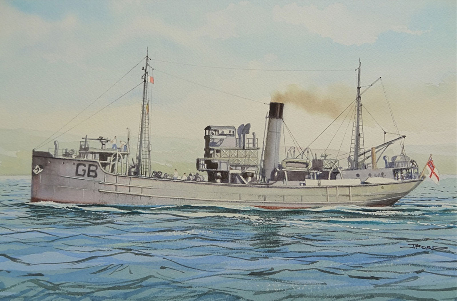 HMAS Goonambee on patrol by John Ford, OAM