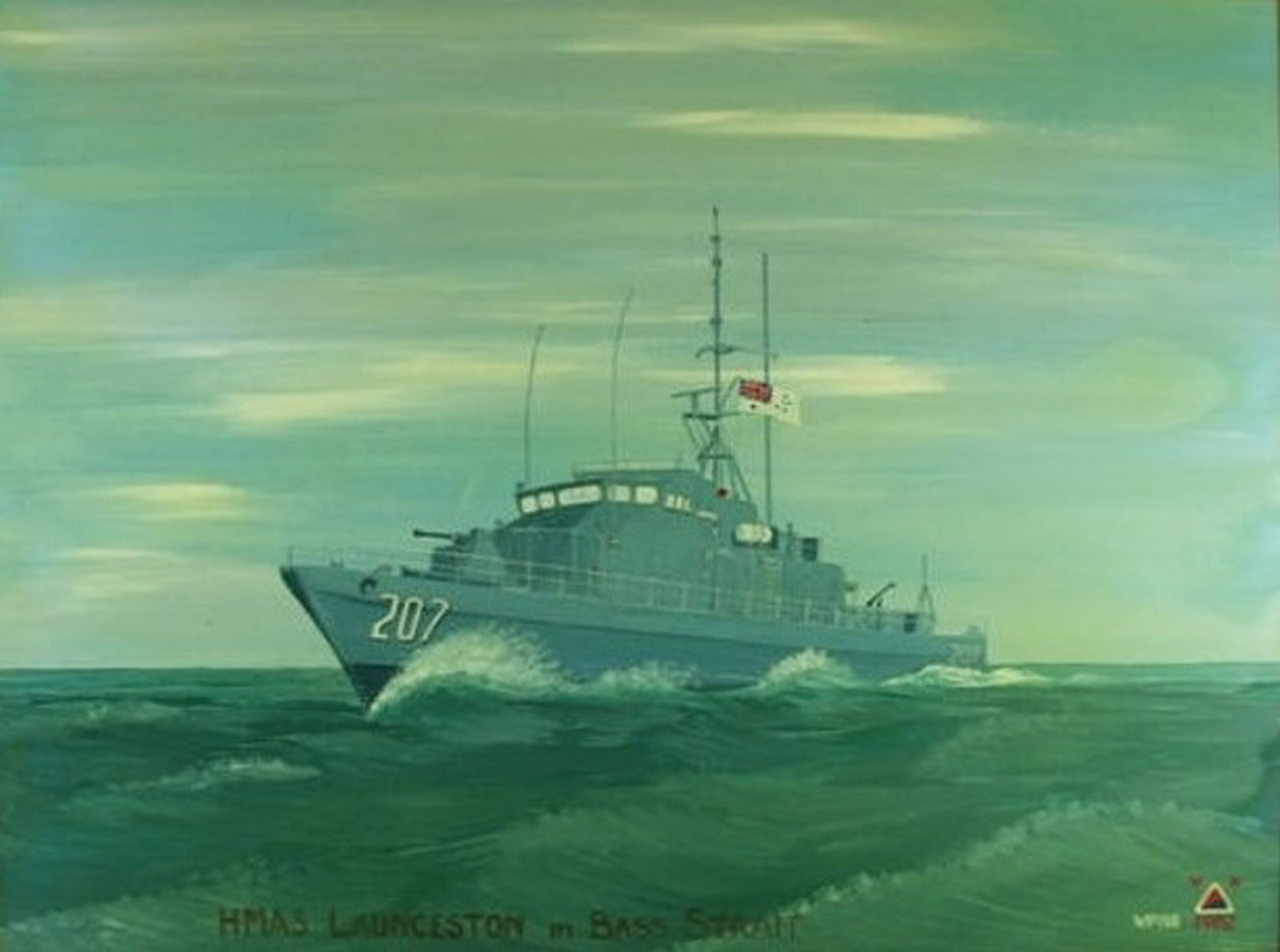 HMAS Launceston by Norman Wills