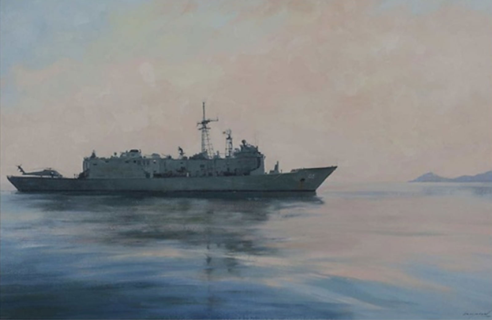 Silent Witness, HMAS Melbourne, Dili, East Timor by John Downton