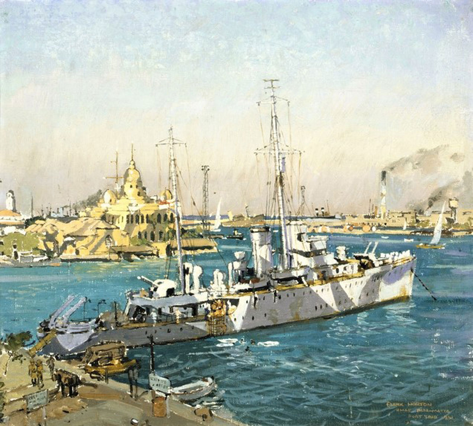 HMAS-Parramatta-I-at-Port-Said-Norton-Frank-gallery