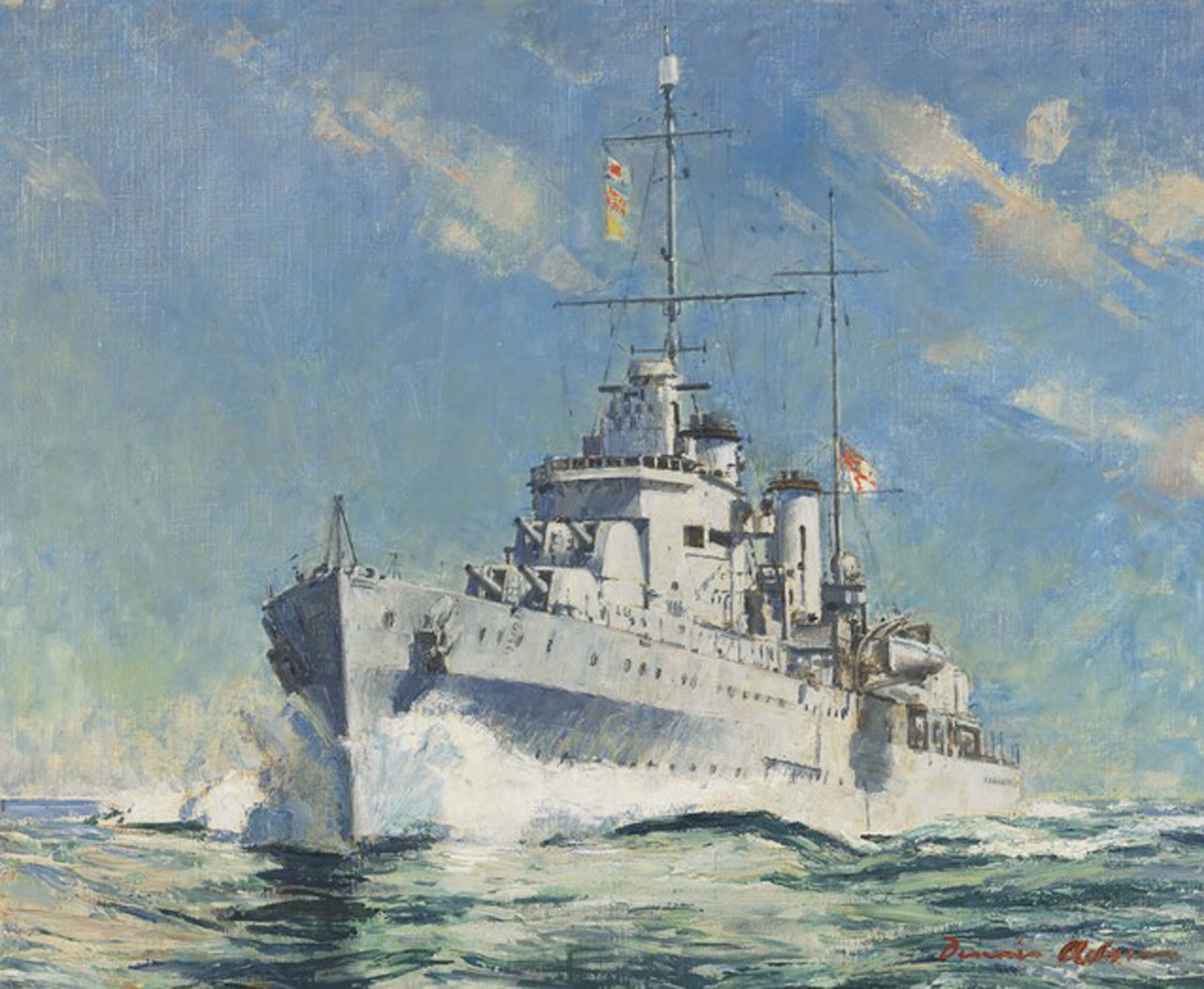 HMAS Perth by Dennis Adams