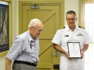 Spectacle Island Video Launch 11 March 2021 - award to Ian Phillips