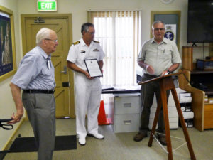 Spectacle Island Video Launch 11 March 2021 - award to Ian Phillips