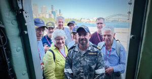 NHSA Visit to HMAS Adelaide - 16th. March 2023 - Mark Lee photographer