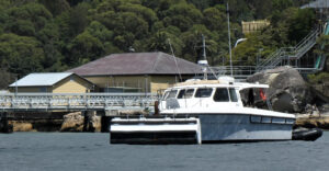 RAN Diving TYender at Chowder Bay