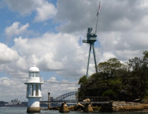 Bradleys Head with HMAS Sydney 1 Mast.