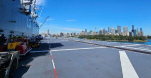 The Flight Deck looking aft.