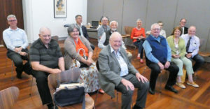 Society members attending AGM