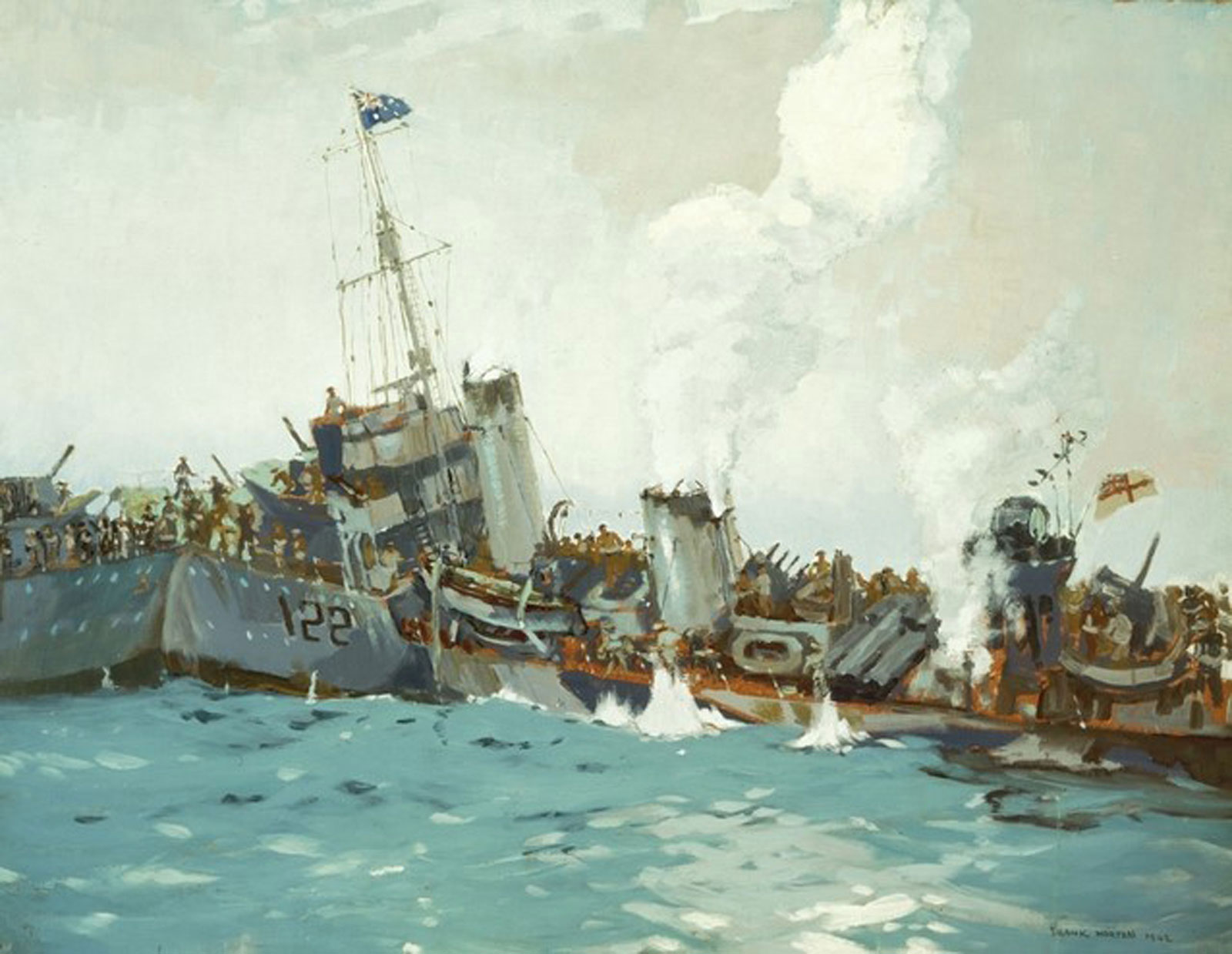 Vale Waterhen (Sinking of by Frank Norton