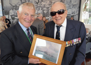 Walter Burroughs with John Stevenson, 16 June 2017 Nestor 75th Anniversary