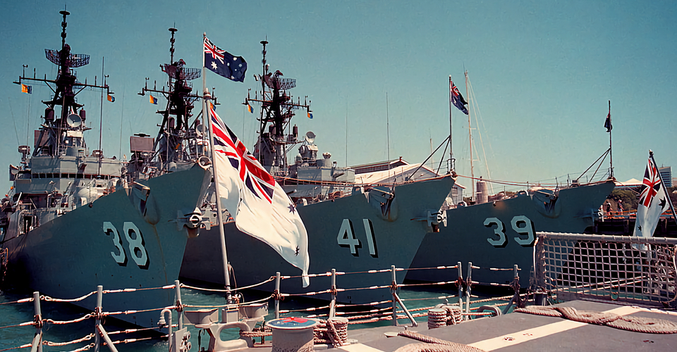 HMAS Perth, HMAS Brisbane and HMAS Hobart